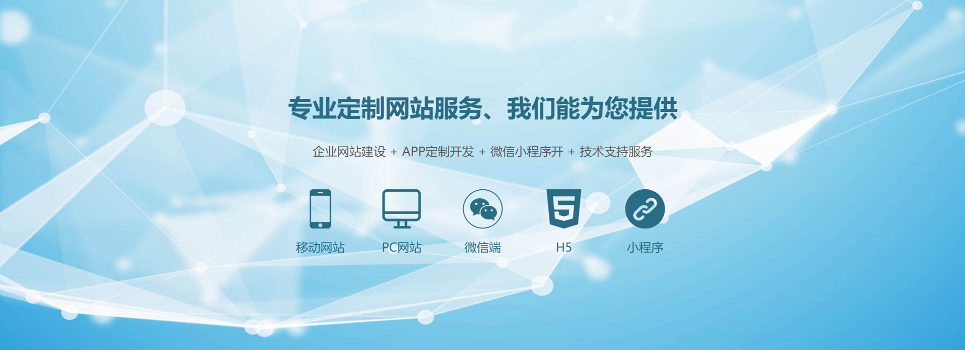 專業定制網站服務，企業網站、APP、小程序開發